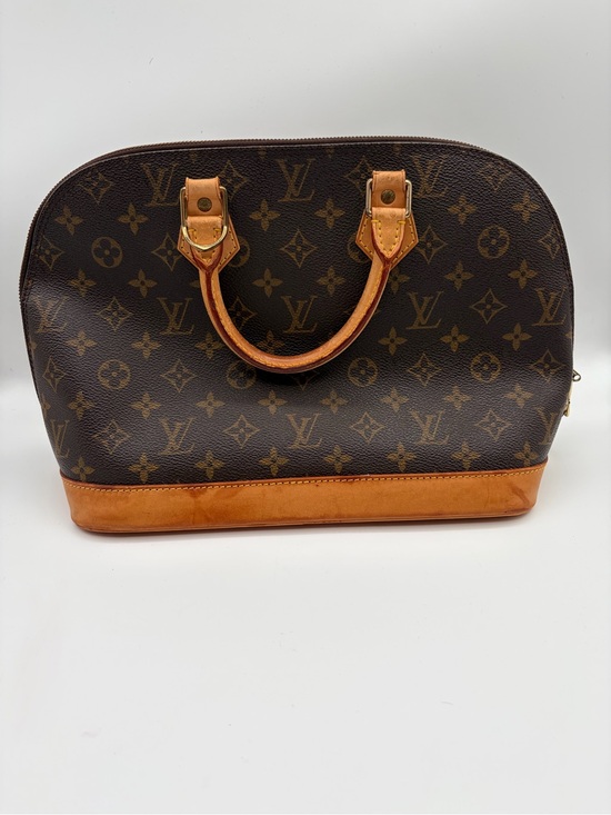 Louis Vuitton Handbags - Louis Vuitton Alma PM Monogram Canvas Handbag Brown Leather BA0988 Authentic
